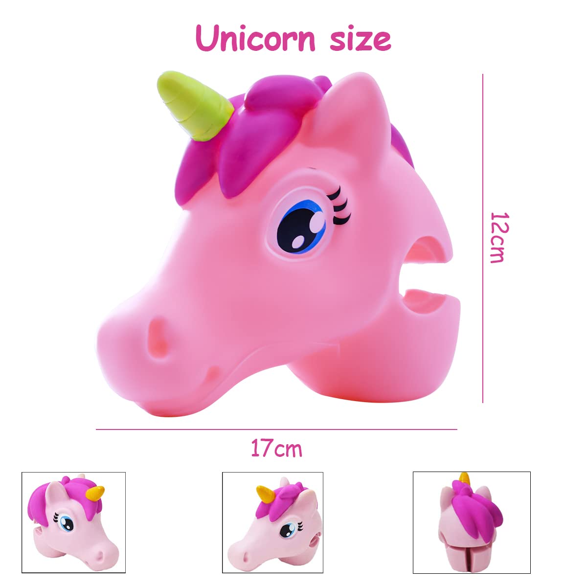 PATPAT Kids Scooter Accessories Colorful Cartoon Unicorn Scooter Handle Decoration Clip-on Unicorn T Bar Ornament for Kids Scooter Fun Scooter Ornament for Kids Age 6-10 PATPAT Kids Scooter Accessories Colorful Cartoon Unicorn Scooter Handle Decoration Clip-on Unicorn T Bar Ornament for Kids Scooter Fun Scooter Ornament for Kids Age 6-10